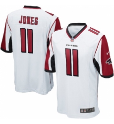 Men's Nike Atlanta Falcons #11 Julio Jones Game White NFL Jersey