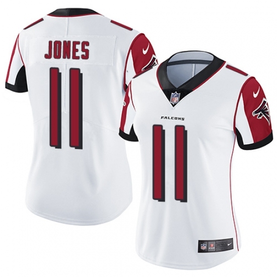 Women's Nike Atlanta Falcons #11 Julio Jones White Vapor Untouchable Limited Player NFL Jersey Women's Nike Atlanta Falcons #11 Julio Jones White Vapor Untouchable Limited Player NFL Jersey