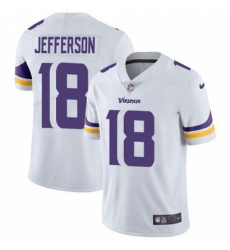 Youth Minnesota Vikings #18 Justin Jefferson White Stitched NFL Vapor Untouchable Limited Jersey