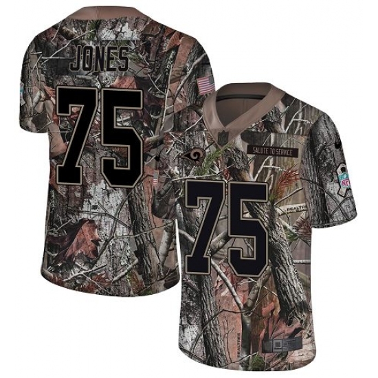 Youth Nike Los Angeles Rams #75 Deacon Jones Camo Rush Realtree Limited NFL Jersey Youth Nike Los Angeles Rams #75 Deacon Jones Camo Rush Realtree Limited NFL Jersey