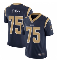 Youth Nike Los Angeles Rams #75 Deacon Jones Navy Blue Team Color Vapor Untouchable Limited Player NFL Jersey Youth Nike Los Angeles Rams #75 Deacon Jones Navy Blue Team Color Vapor Untouchable Limited Player NFL Jersey