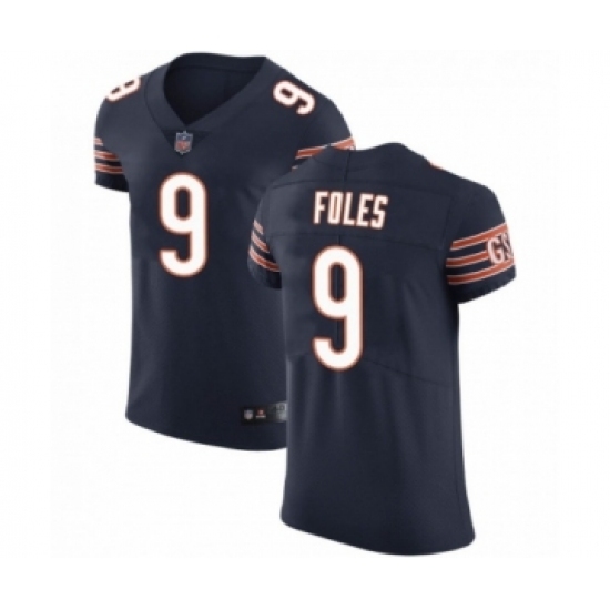 Men's Chicago Bears #9 Nick Foles Navy Elite Vapor Untouchable Jersey Men's Chicago Bears #9 Nick Foles Navy Elite Vapor Untouchable Jersey