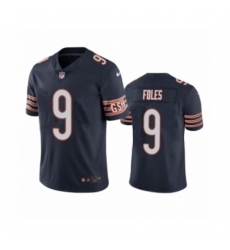 Men's Chicago Bears #9 Nick Foles Navy Vapor Limited Jersey