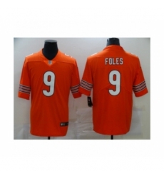 Men's Chicago Bears #9 Nick Foles Orange Vapor Limited Jersey Men's Chicago Bears #9 Nick Foles Orange Vapor Limited Jersey