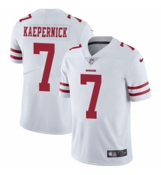 Men's Nike San Francisco 49ers #7 Colin Kaepernick White Vapor Untouchable Limited Player NFL Jersey Men's Nike San Francisco 49ers #7 Colin Kaepernick White Vapor Untouchable Limited Player NFL Jersey