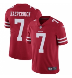 Youth Nike San Francisco 49ers #7 Colin Kaepernick Red Team Color Vapor Untouchable Limited Player NFL Jersey Youth Nike San Francisco 49ers #7 Colin Kaepernick Red Team Color Vapor Untouchable Limited Player NFL Jersey