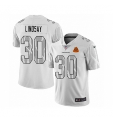 Men's Denver Broncos #30 Phillip Lindsay Limited White City Edition Football Jersey