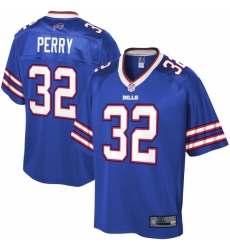 Men's Buffalo Bills #32 Senorise Perry NFL Pro Line Royal Big & Tall Team Player Jersey Men's Buffalo Bills #32 Senorise Perry NFL Pro Line Royal Big & Tall Team Player Jersey