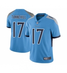 Men's Tennessee Titans #17 Ryan Tannehill Light Blue Alternate Vapor Untouchable Limited Player Football Jersey