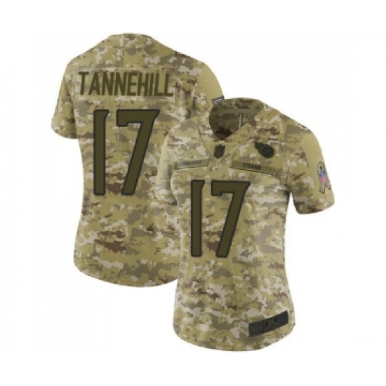 Women's Tennessee Titans #17 Ryan Tannehill Limited Camo 2018 Salute to Service Football Jersey Women's Tennessee Titans #17 Ryan Tannehill Limited Camo 2018 Salute to Service Football Jersey