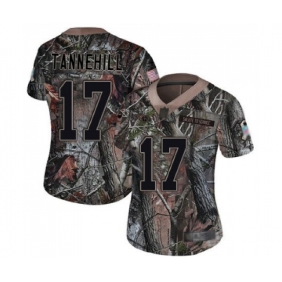 Women's Tennessee Titans #17 Ryan Tannehill Limited Camo Rush Realtree Football Jersey Women's Tennessee Titans #17 Ryan Tannehill Limited Camo Rush Realtree Football Jersey