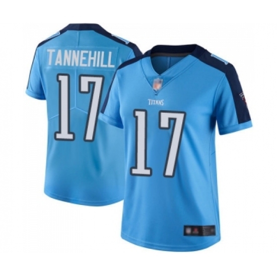 Women's Tennessee Titans #17 Ryan Tannehill Limited Light Blue Rush Vapor Untouchable Football Jersey Women's Tennessee Titans #17 Ryan Tannehill Limited Light Blue Rush Vapor Untouchable Football Jersey