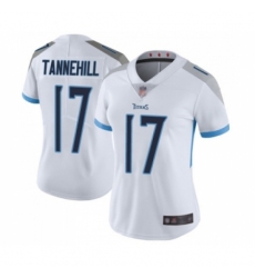 Women's Tennessee Titans #17 Ryan Tannehill White Vapor Untouchable Limited Player Football Jersey