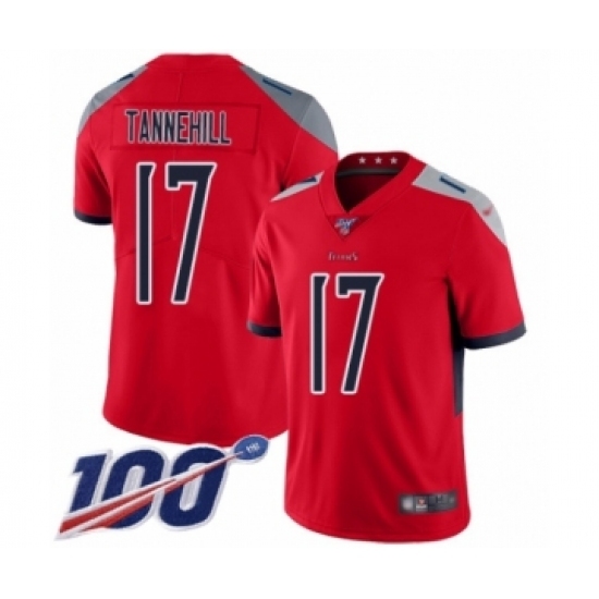 Youth Tennessee Titans #17 Ryan Tannehill Limited Red Inverted Legend 100th Season Football Jersey Youth Tennessee Titans #17 Ryan Tannehill Limited Red Inverted Legend 100th Season Football Jersey