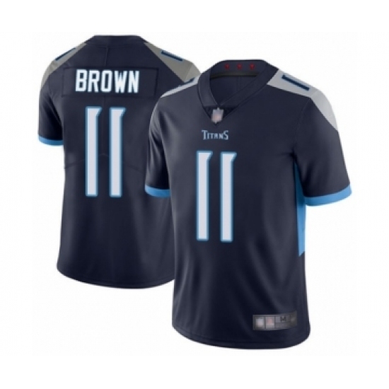 Men's Tennessee Titans #11 A.J. Brown Navy Blue Team Color Vapor Untouchable Limited Player Football Jersey Men's Tennessee Titans #11 A.J. Brown Navy Blue Team Color Vapor Untouchable Limited Player Football Jersey