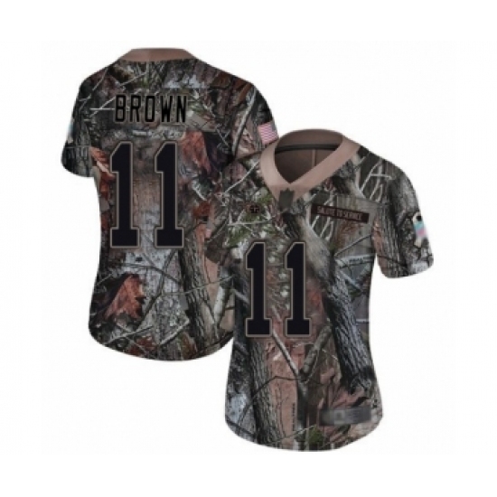Women's Tennessee Titans #11 A.J. Brown Limited Camo Rush Realtree Football Jersey Women's Tennessee Titans #11 A.J. Brown Limited Camo Rush Realtree Football Jersey