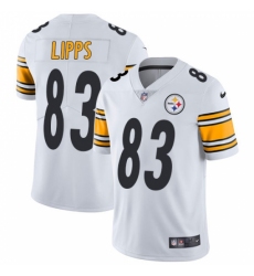Men's Nike Pittsburgh Steelers #83 Louis Lipps White Vapor Untouchable Limited Player NFL Jersey Men's Nike Pittsburgh Steelers #83 Louis Lipps White Vapor Untouchable Limited Player NFL Jersey
