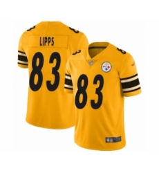 Men's Pittsburgh Steelers #83 Louis Lipps Limited Gold Inverted Legend Football Jersey