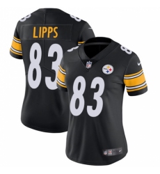 Women's Nike Pittsburgh Steelers #83 Louis Lipps Black Team Color Vapor Untouchable Limited Player NFL Jersey Women's Nike Pittsburgh Steelers #83 Louis Lipps Black Team Color Vapor Untouchable Limited Player NFL Jersey