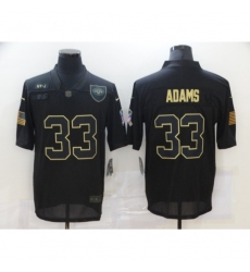 Men's New York Jets #33 Jamal Adams Black Nike 2020 Salute To Service Limited Jersey