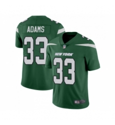 Youth New York Jets #33 Jamal Adams Green Team Color Vapor Untouchable Limited Player Football Jersey
