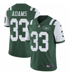 Youth Nike New York Jets #33 Jamal Adams Green Team Color Vapor Untouchable Limited Player NFL Jersey