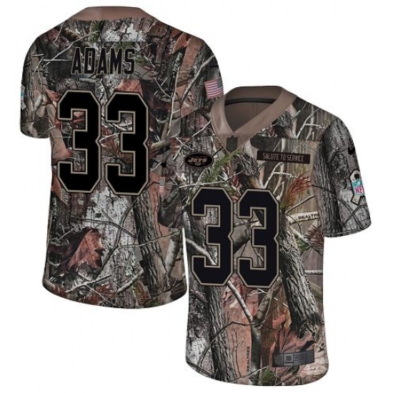 Youth Nike New York Jets #33 Jamal Adams Limited Camo Rush Realtree NFL Jersey Youth Nike New York Jets #33 Jamal Adams Limited Camo Rush Realtree NFL Jersey