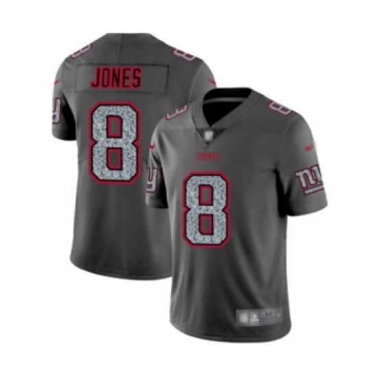 Men's New York Giants #8 Daniel Jones Limited Gray Static Fashion Football Jersey Men's New York Giants #8 Daniel Jones Limited Gray Static Fashion Football Jersey