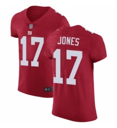 Nike New York Giants #17 Daniel Jones Red Alternate Men's Stitched NFL Vapor Untouchable Elite Jersey