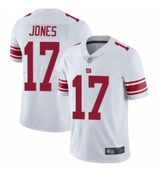 Nike New York Giants #17 Daniel Jones White Men's Stitched NFL Vapor Untouchable Limited Jersey
