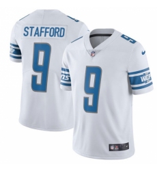 Men's Nike Detroit Lions #9 Matthew Stafford Elite White NFL Jersey