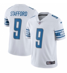 Men's Nike Detroit Lions #9 Matthew Stafford Limited White Vapor Untouchable NFL Jersey