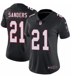 Women's Nike Atlanta Falcons #21 Deion Sanders Black Alternate Vapor Untouchable Limited Player NFL Jersey