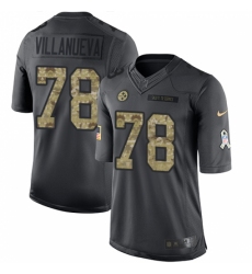 Men's Nike Pittsburgh Steelers #78 Alejandro Villanueva Limited Black 2016 Salute to Service NFL Jersey Men's Nike Pittsburgh Steelers #78 Alejandro Villanueva Limited Black 2016 Salute to Service NFL Jersey