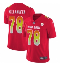 Men's Nike Pittsburgh Steelers #78 Alejandro Villanueva Limited Red 2018 Pro Bowl NFL Jersey Men's Nike Pittsburgh Steelers #78 Alejandro Villanueva Limited Red 2018 Pro Bowl NFL Jersey