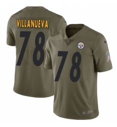 Youth Nike Pittsburgh Steelers #78 Alejandro Villanueva Limited Olive 2017 Salute to Service NFL Jersey Youth Nike Pittsburgh Steelers #78 Alejandro Villanueva Limited Olive 2017 Salute to Service NFL Jersey