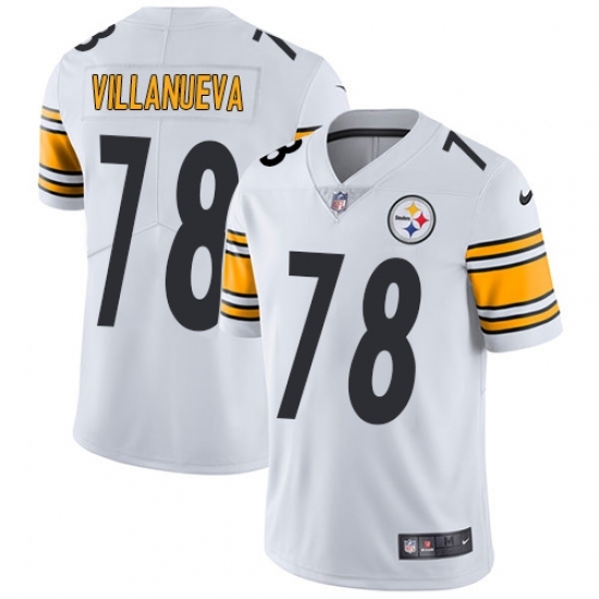 Youth Nike Pittsburgh Steelers #78 Alejandro Villanueva White Vapor Untouchable Limited Player NFL Jersey Youth Nike Pittsburgh Steelers #78 Alejandro Villanueva White Vapor Untouchable Limited Player NFL Jersey