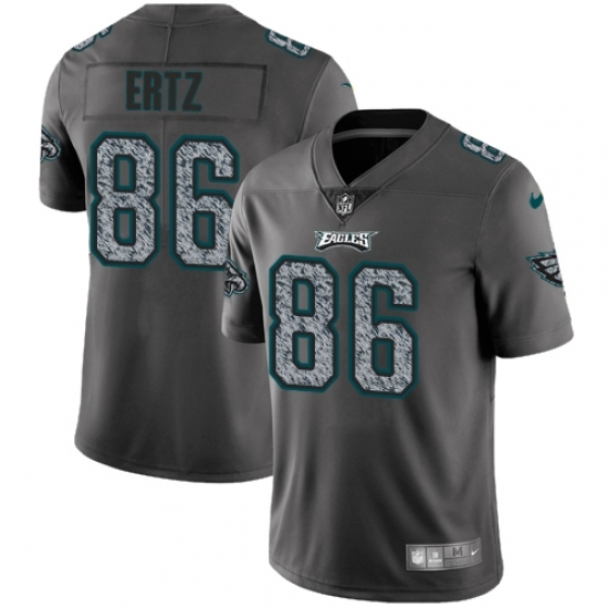 Men's Nike Philadelphia Eagles #86 Zach Ertz Gray Static Vapor Untouchable Limited NFL Jersey Men's Nike Philadelphia Eagles #86 Zach Ertz Gray Static Vapor Untouchable Limited NFL Jersey