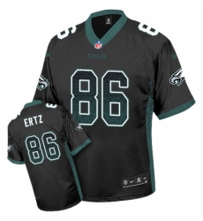 Men's Nike Philadelphia Eagles #86 Zach Ertz Limited Black Drift Fashion NFL Jersey