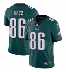 Men's Nike Philadelphia Eagles #86 Zach Ertz Midnight Green Team Color Vapor Untouchable Limited Player NFL Jersey