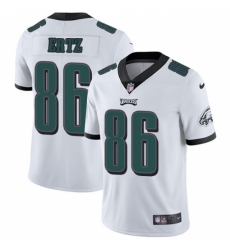 Men's Nike Philadelphia Eagles #86 Zach Ertz White Vapor Untouchable Limited Player NFL Jersey