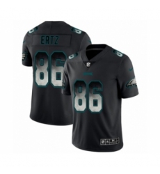 Men's Philadelphia Eagles #86 Zach Ertz Black Smoke Fashion Limited Jersey