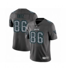 Men's Philadelphia Eagles #86 Zach Ertz Limited Gray Static Fashion Football Jersey