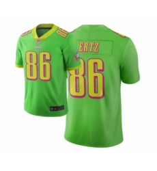 Women's Philadelphia Eagles #86 Zach Ertz Limited Green City Edition Football Jersey