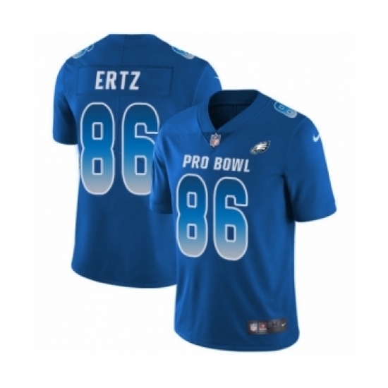 Youth Nike Philadelphia Eagles #86 Zach Ertz Limited Royal Blue NFC 2019 Pro Bowl NFL Jersey Youth Nike Philadelphia Eagles #86 Zach Ertz Limited Royal Blue NFC 2019 Pro Bowl NFL Jersey