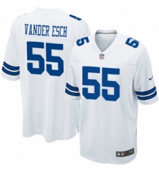 Men's Nike Dallas Cowboys #55 Leighton Vander Esch Game White NFL Jersey