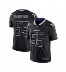 Men's Nike Dallas Cowboys #55 Leighton Vander Esch Limited Lights Out Black Rush NFL Jersey