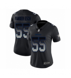 Women's Dallas Cowboys #55 Leighton Vander Esch Black Smoke Fashion Limited Player Football Jersey Women's Dallas Cowboys #55 Leighton Vander Esch Black Smoke Fashion Limited Player Football Jersey