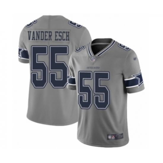 Youth Dallas Cowboys #55 Leighton Vander Esch Limited Gray Inverted Legend Football Jersey Youth Dallas Cowboys #55 Leighton Vander Esch Limited Gray Inverted Legend Football Jersey
