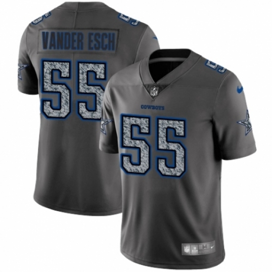 Youth Nike Dallas Cowboys #55 Leighton Vander Esch Gray Static Vapor Untouchable Limited NFL Jersey Youth Nike Dallas Cowboys #55 Leighton Vander Esch Gray Static Vapor Untouchable Limited NFL Jersey
